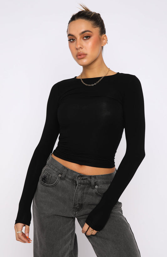 Only For Tonight Long Sleeve Top