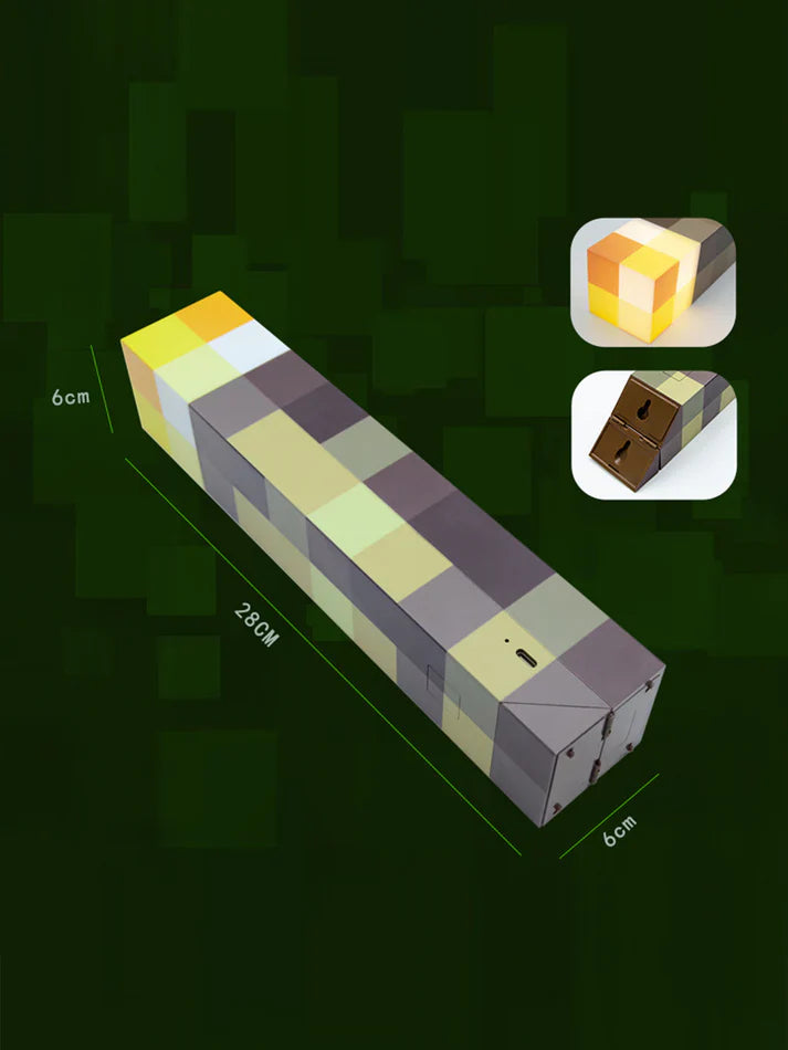 DIYCOM Pixel Torch Night Light