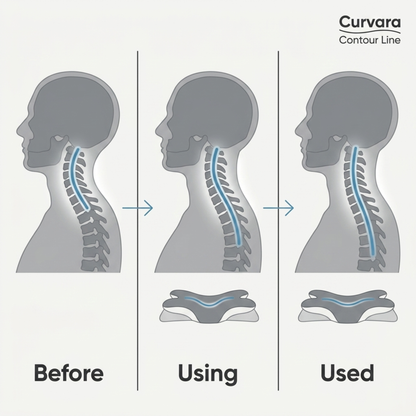 The Curvara Cervical Pillow