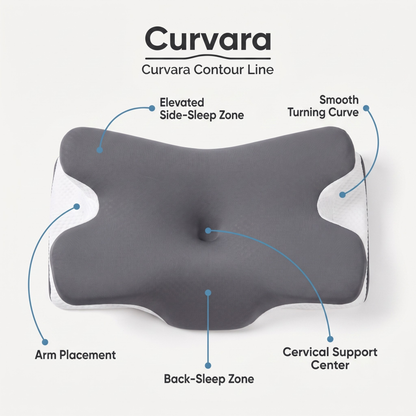 The Curvara Cervical Pillow