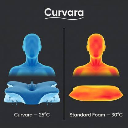 The Curvara Cervical Pillow