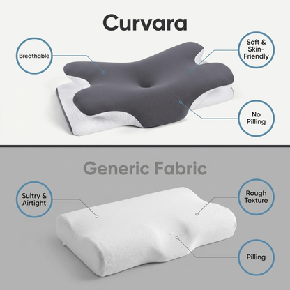 The Curvara Cervical Pillow