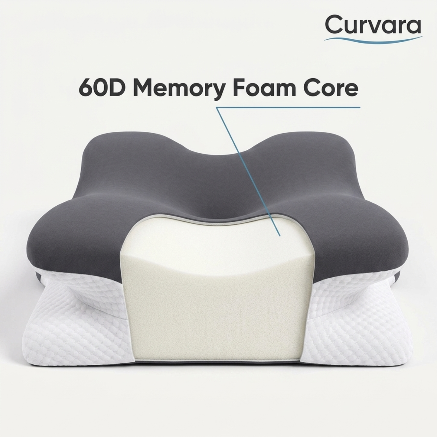The Curvara Cervical Pillow