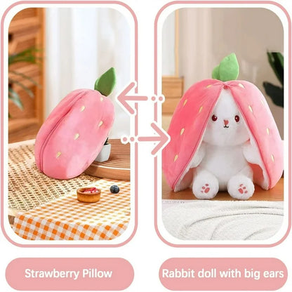 Strawberry bunny plush