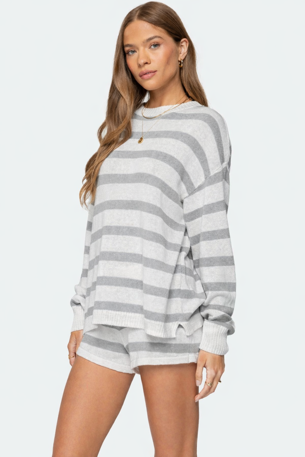 Knit Stripe Set