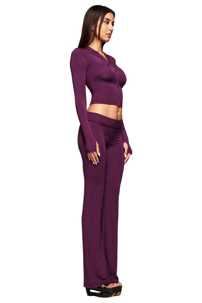 BLARE HOODIE - PLUM