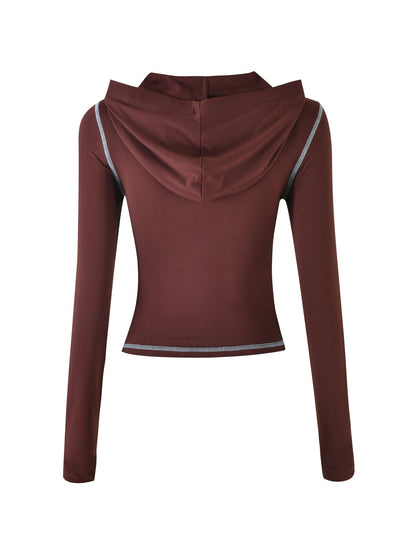 BLARE HOODIE - BROWN