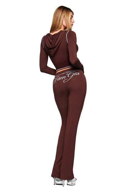 BLARE HOODIE - BROWN