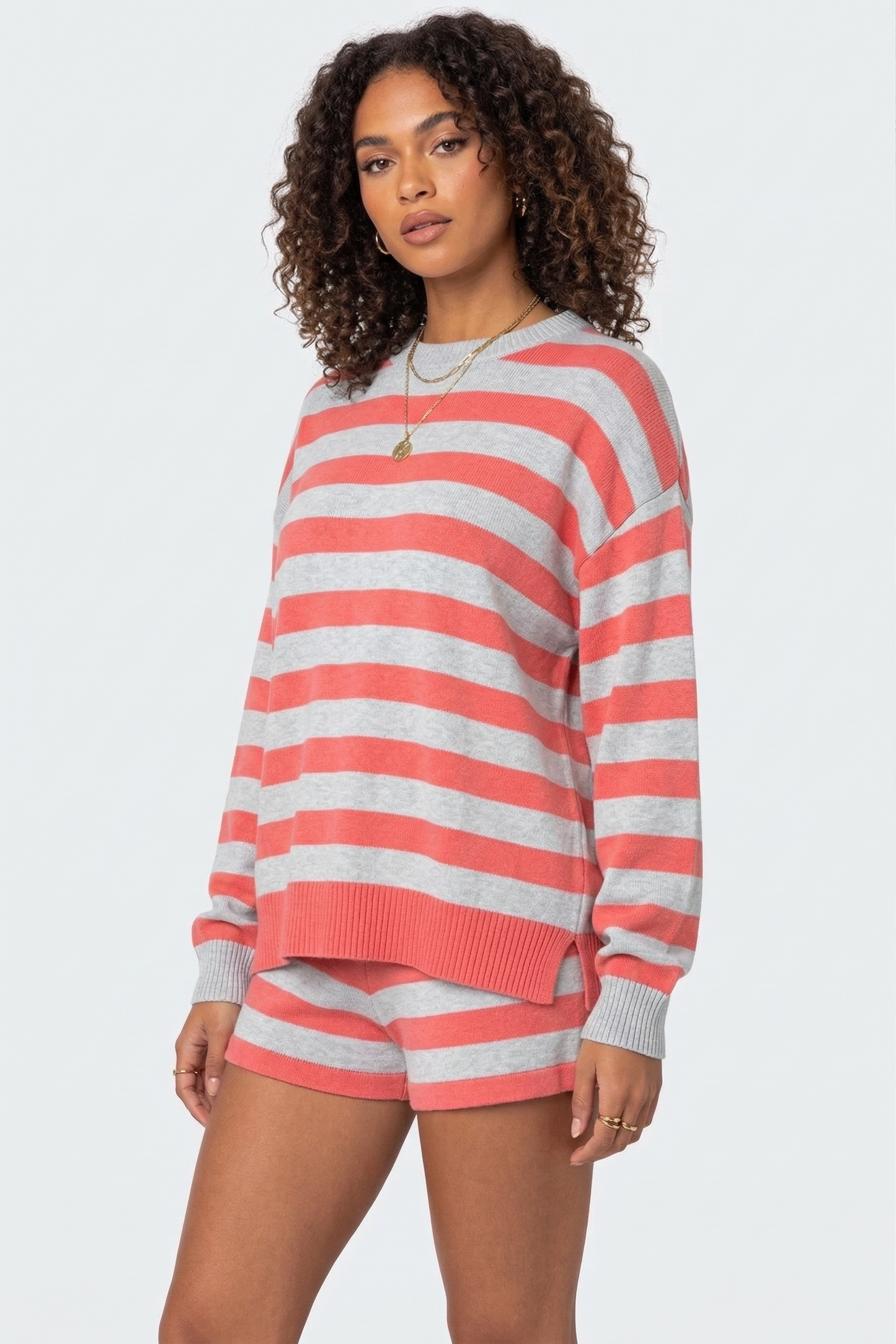 Knit Stripe Set
