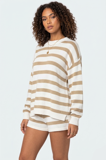 Knit Stripe Set