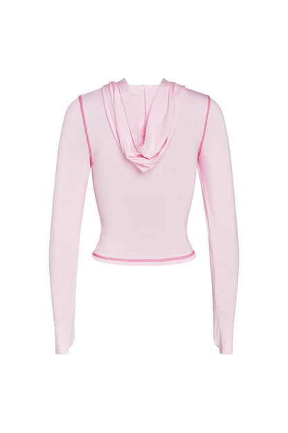 BLARE HOODIE - PINK : PASTEL PINK