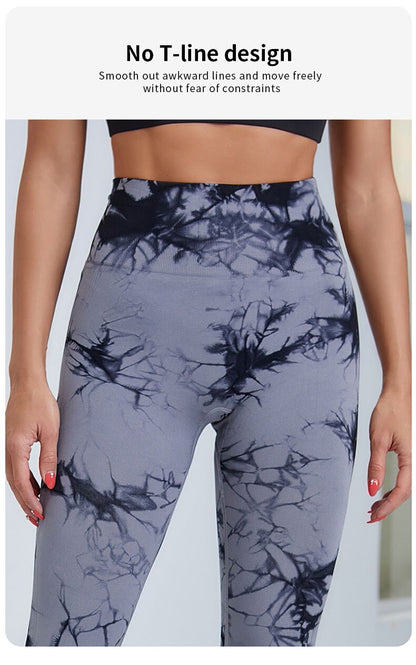 The Lux "Byron Babe" Tie Dye Leggings