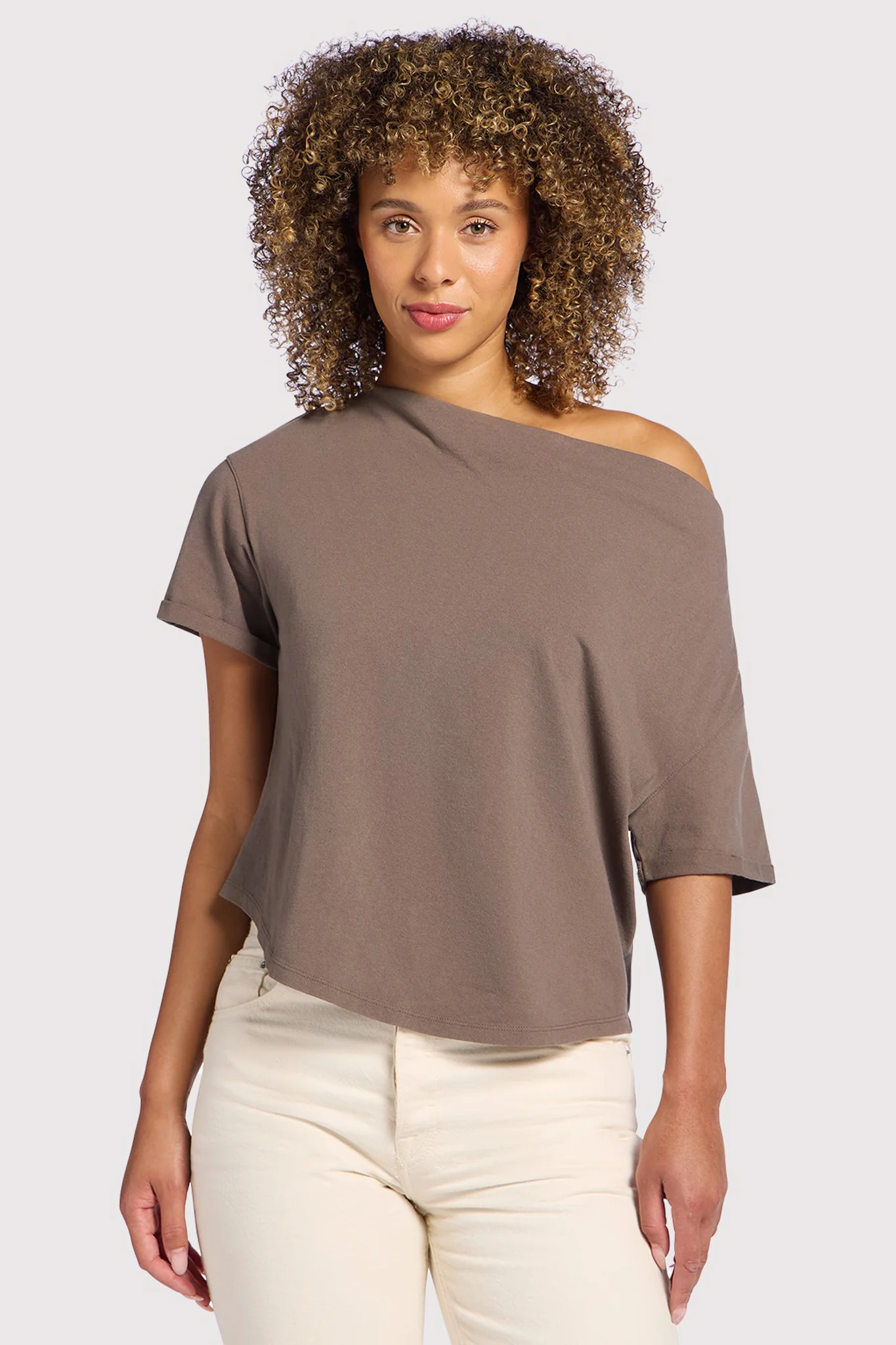 Vintage Cotton Off The Shoulder T-Shit