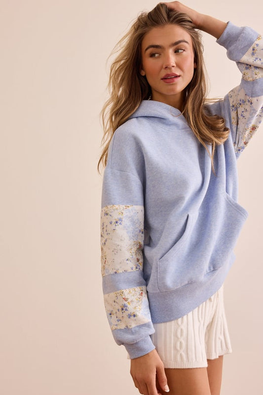 Floral Patchwork Hoodie