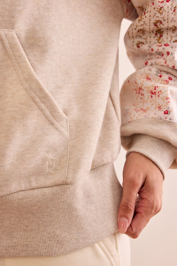 Floral Patchwork Hoodie