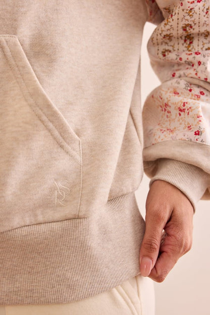 Floral Patchwork Hoodie