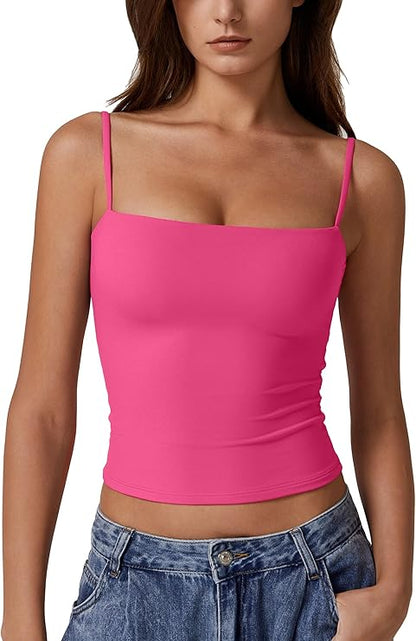 Women's Double Lined Basic Tank Top