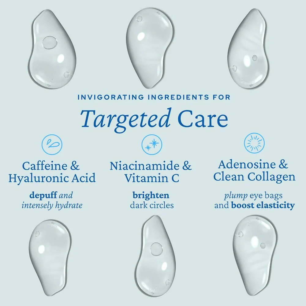 Aqua Bomb Depuffing Eye Gel with Caffeine + Hyaluronic Acid