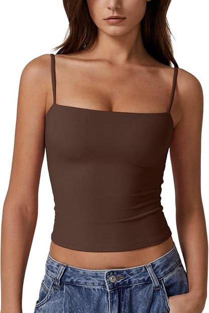 Women's Double Lined Basic Tank Top