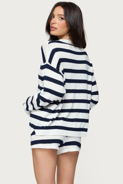 Knit Stripe Set