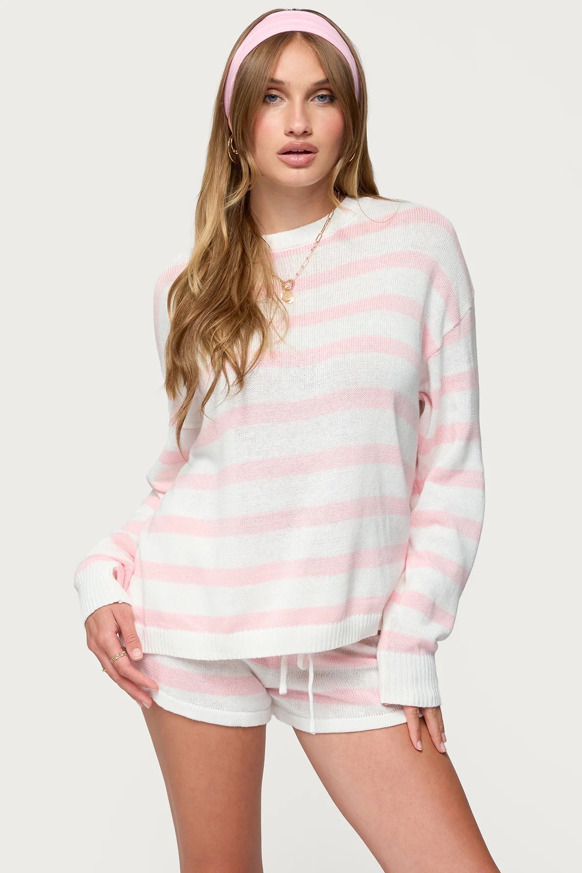 Knit Stripe Set