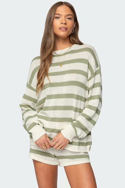 Knit Stripe Set