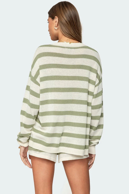 Olivia Knit Stripe Set