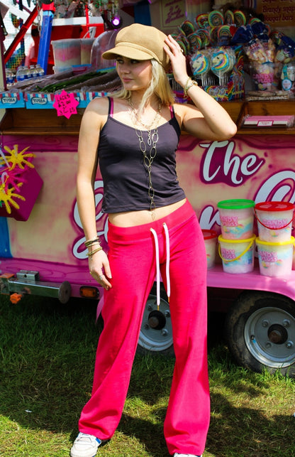 Velour Star Jogger
